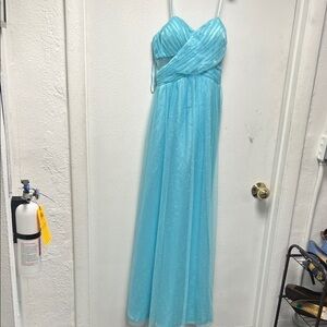 Hailey Logan Aqua Blue Dress